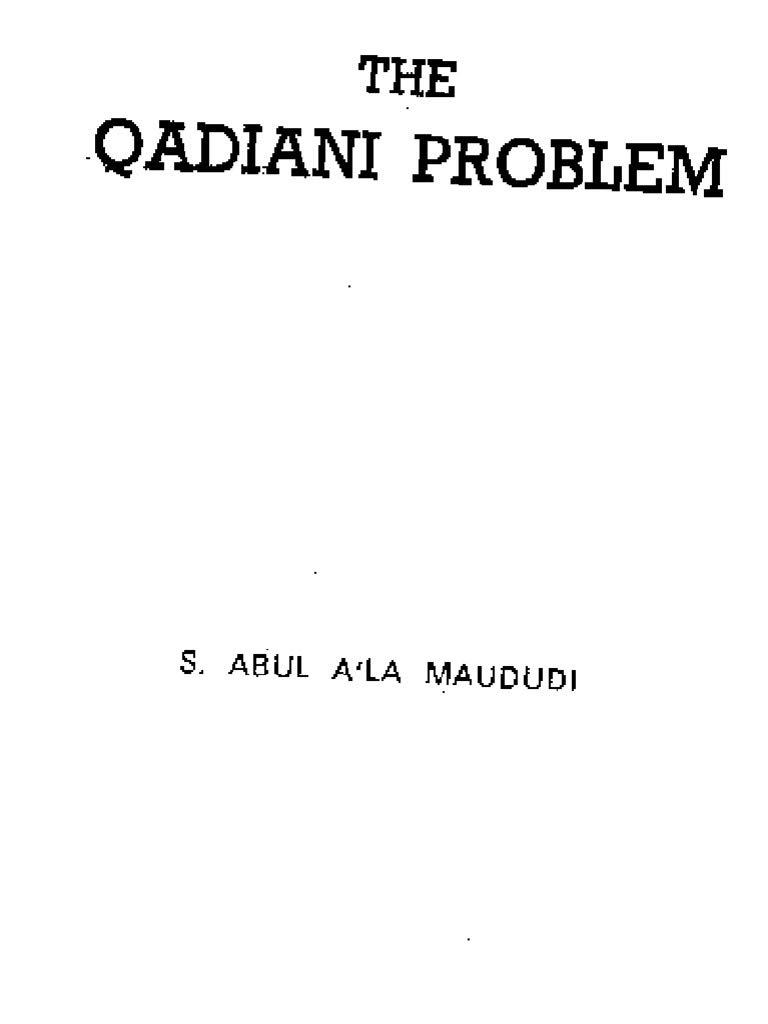 The Qadiani Problem